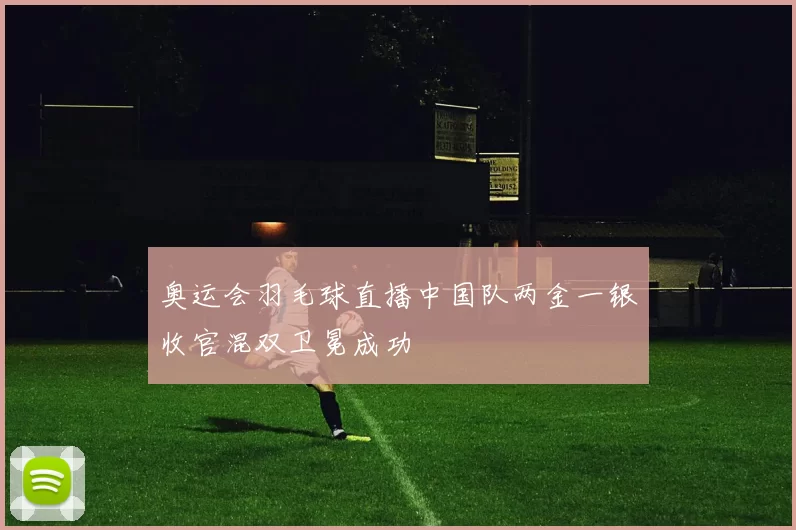 奥运会羽毛球直播中国队两金一银收官混双卫冕成功
